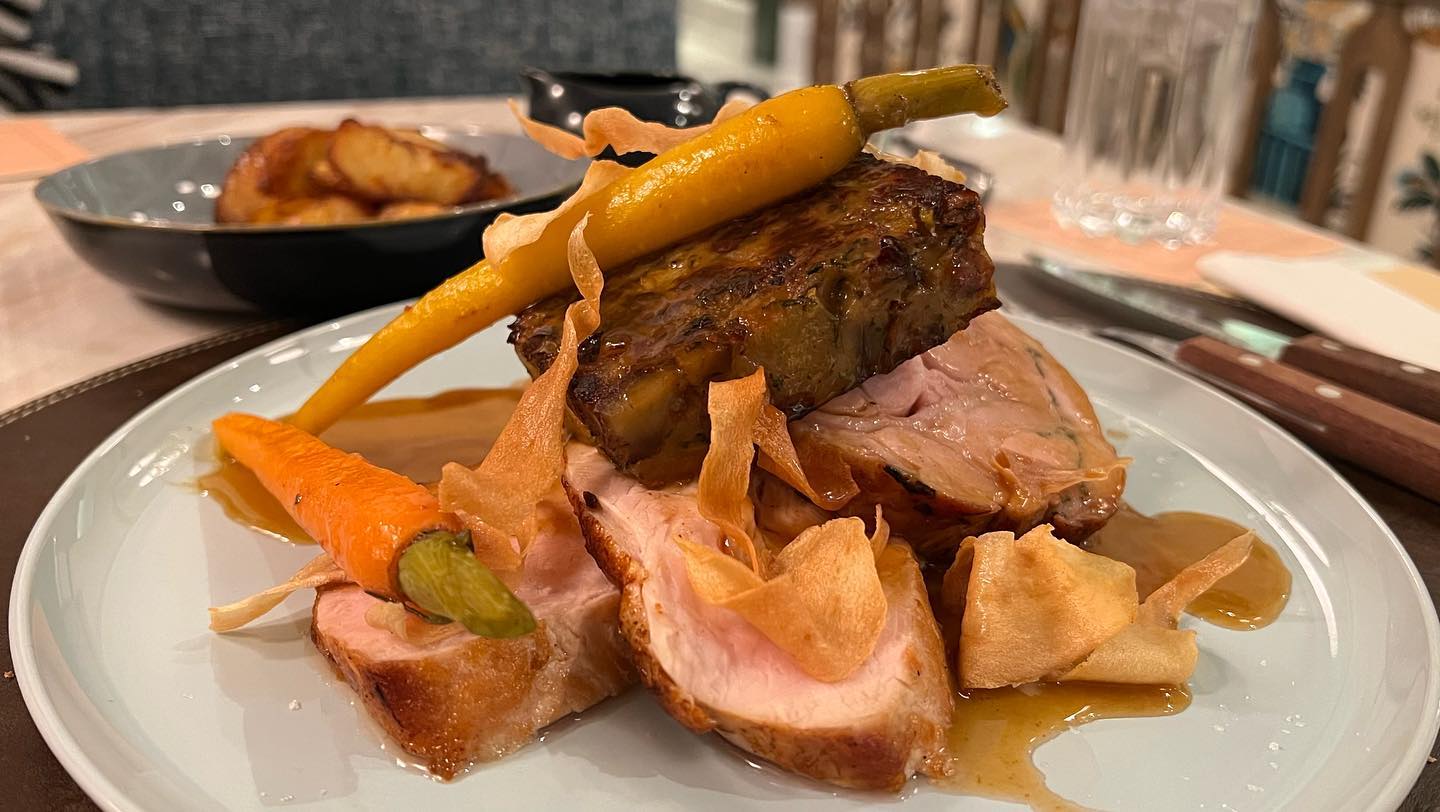 Thanksgiving dinner. Very special #turkey by @chefdavidking #macaofoodie #macao… (3)