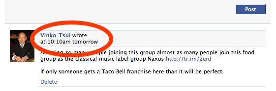 Facebook's Time Machine