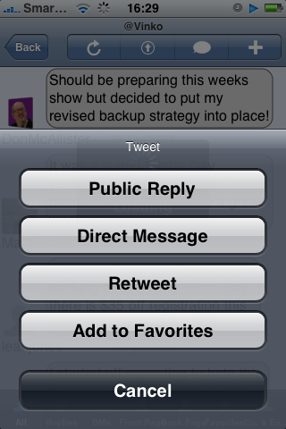 TweetStack Tweet Settings