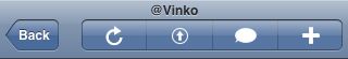 TweetStack Navigation Bar