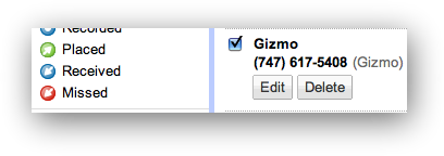 Google Voice Gizmo5 Settings