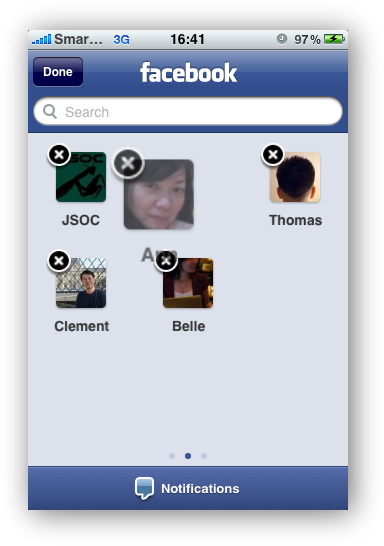 Facebook - Modify Home Screen Icon