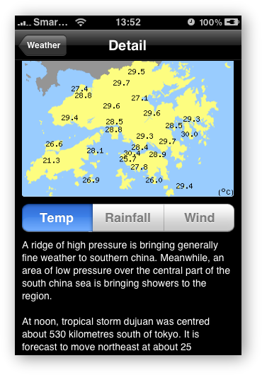 HK Weather - Detailed Weather