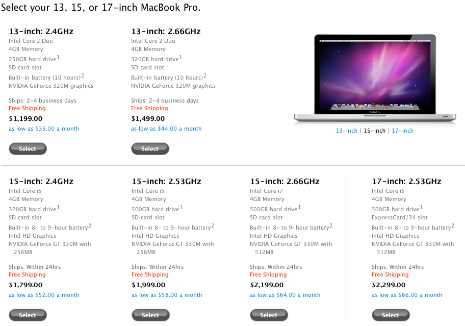 MBP-2010-specs