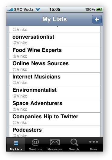 SimplyTweet - Customized Toolbar