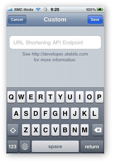 Custom URL Shortener